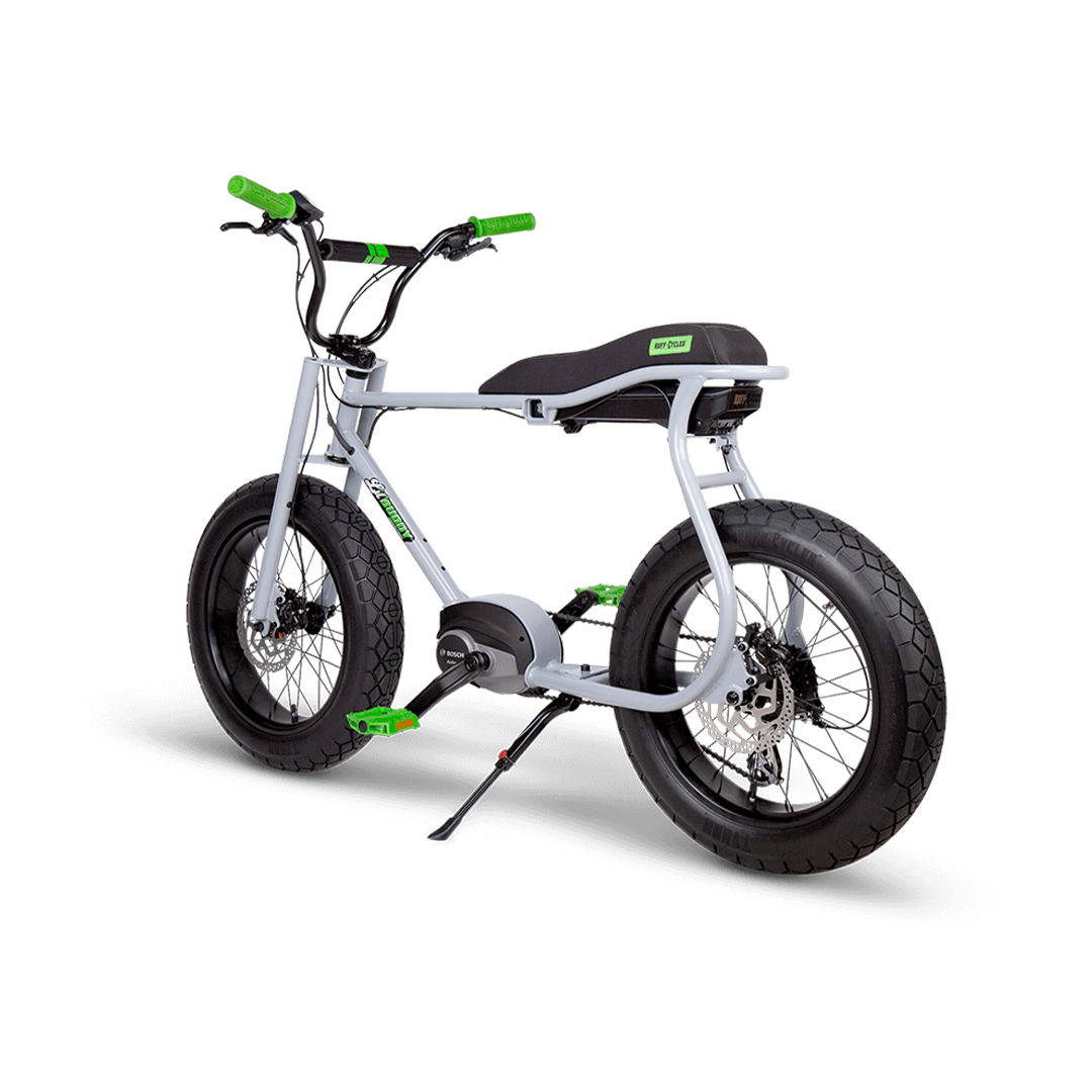 RUFF CYCLES LIL’BUDDY 2022 Grau Grün Active Line 300Wh Bosch Motor_1