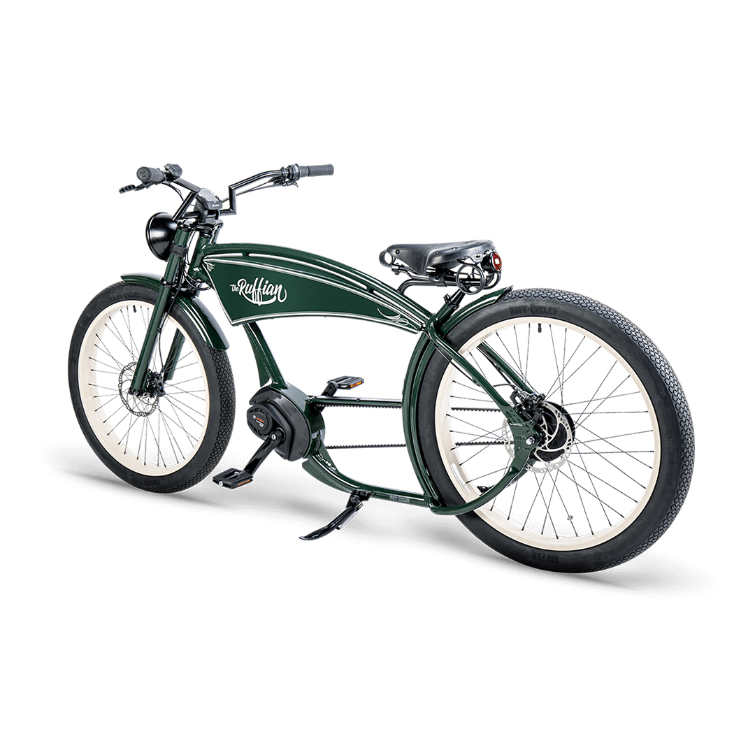 RUFF CYCLES The Ruffian 2022 Vintage Grün CX 500Wh Bosch Motor_1