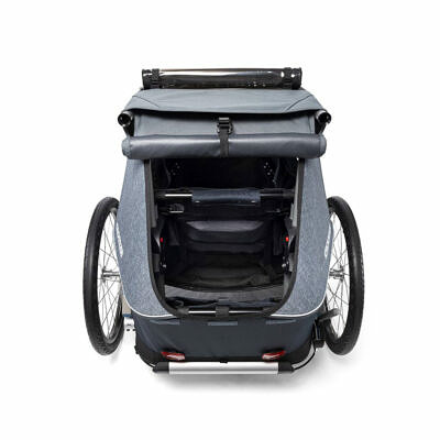 CROOZER Kid Vaaya 1 2022 Graphite Blue Kinderfahrradanhänger_6