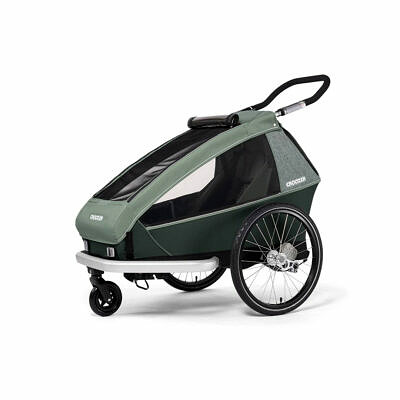 CROOZER Kid Vaaya 1 2022 Jungle Green Kinderfahrradanhänger