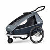 CROOZER Kid Vaaya 1 inkl. Jogger Set | 2023 | Graphite Blue | Kinderfahrradanhänger