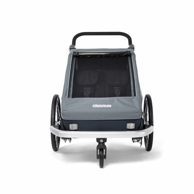 CROOZER Kid Vaaya 2 2022 Graphite Blue Kinderfahrradanhänger_2