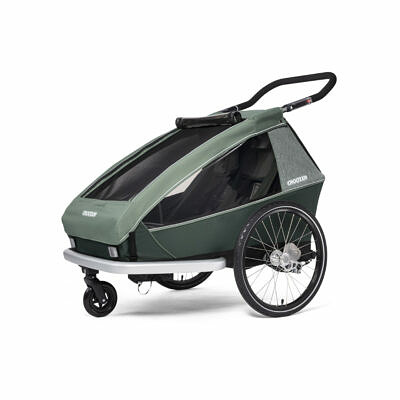 CROOZER Kid Vaaya 2 2022 Jungle Green Kinderfahrradanhänger