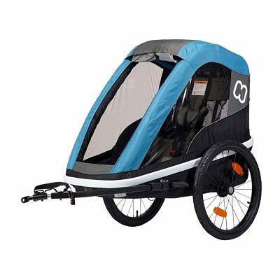 HAMAX Avenida One 2022 Petrol Blau Kinderfahrradanhänger 2