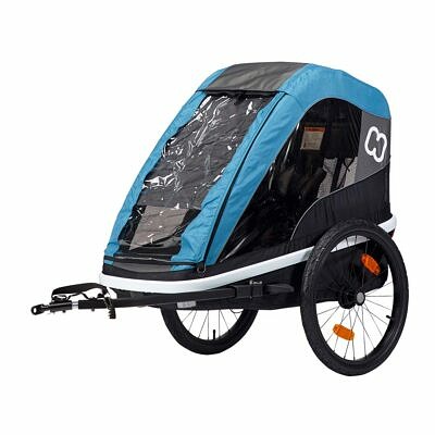 HAMAX Avenida One 2022 Petrol Blau Kinderfahrradanhänger 3