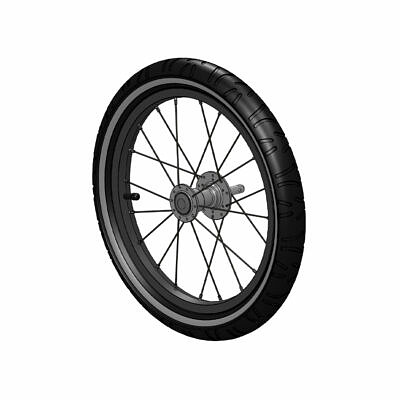 CROOZER Laufrad Ersatzrad 16 Cargo Kalle Cargo Pakko links