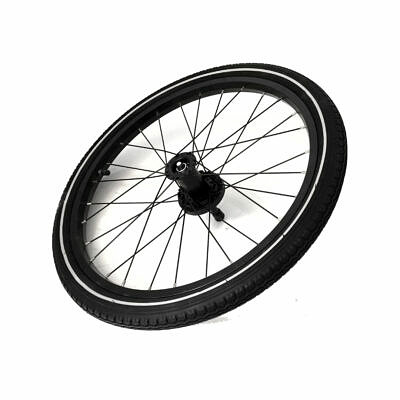 QERIDOO Rad 20″ komplett schwarz für Qeridoo Fahrradanhänger 2014 bis 2015