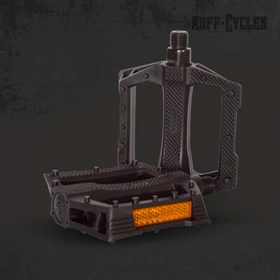 RUFF CYCLES Pedale 9 16 Schwarz Lil’Buddy