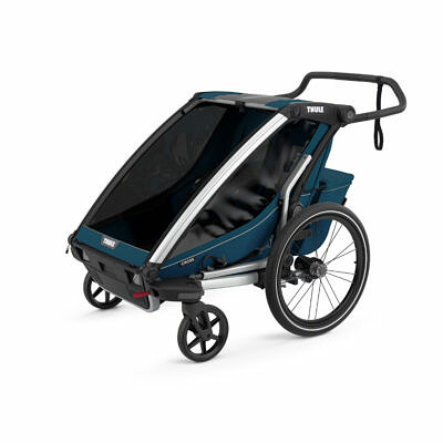 THULE Chariot Cross 2 2022 Majolica Blue Kinderfahrradanhänger