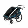 THULE Chariot Cross 2 2023 | Majolica Blue | Kinderfahrradanhänger