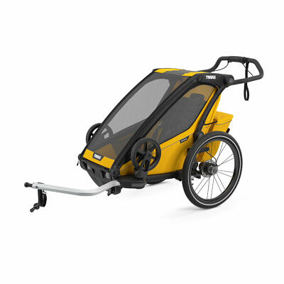 THULE Chariot Sport 1 2022 Spectra Yellow Kinderfahrradanhänger_3