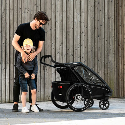 THULE Chariot Sport 2 2022 Midnight Black Kinderfahrradanhänger_1