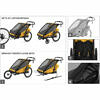 THULE Chariot Sport 2 2022 Spectra Yellow Kinderfahrradanhänger_8