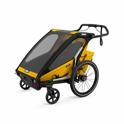 THULE Chariot Sport 2 2023 | Spectra Yellow | Kinderfahrradanhänger