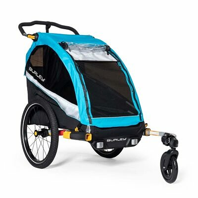 BURLEY D’Lite™ X Single Aqua 2022 Kinderfahrradanhänger 1