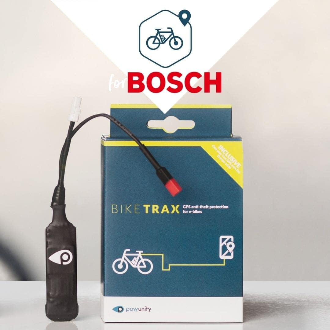 BikeTrax Powunity GPS-Tracker E-Bike Diebstahlschutz für Bosch Generation 4 