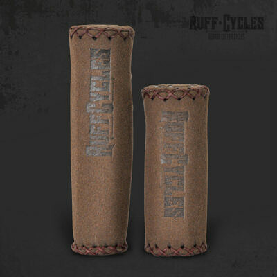 RUFF CYCLES Handgriffe Braun The Ruffian_1