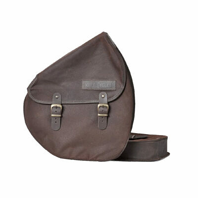 RUFF CYCLES Satteltasche Slim Braun Links The Ruffian_1