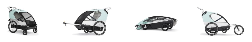 Leggero VentoR Vento2 Kinderfahrradanhänger