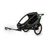 HAMAX Outback 2 2022 Grün Schwarz Kinderfahrradanhänger_1