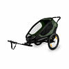 HAMAX Outback ONE 2022 Grün Schwarz Kinderfahrradanhänger_1