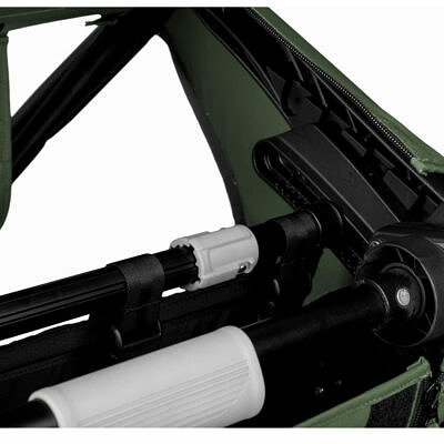 HAMAX Outback ONE 2022 Grün Schwarz Kinderfahrradanhänger_4