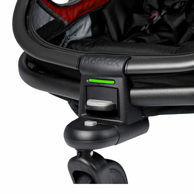 HAMAX Outback ONE 2022 Grün Schwarz Kinderfahrradanhänger_5