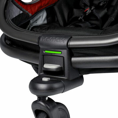 HAMAX Outback ONE 2022 Rot Schwarz Kinderfahrradanhänger_4