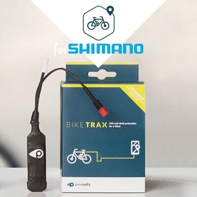 POWUNITY GPS Tracker "BikeTrax" | Set Shimano Verpackung
