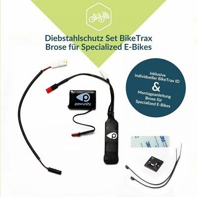 BikeTrax Powunity GPS-Tracker E-Bike Diebstahlschutz für Specialized mit Brose 
