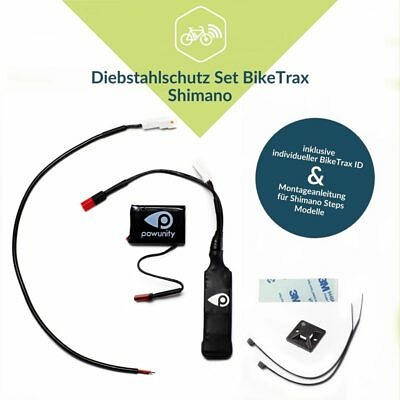 POWUNITY GPS Tracker "BikeTrax" | Set Shimano Set