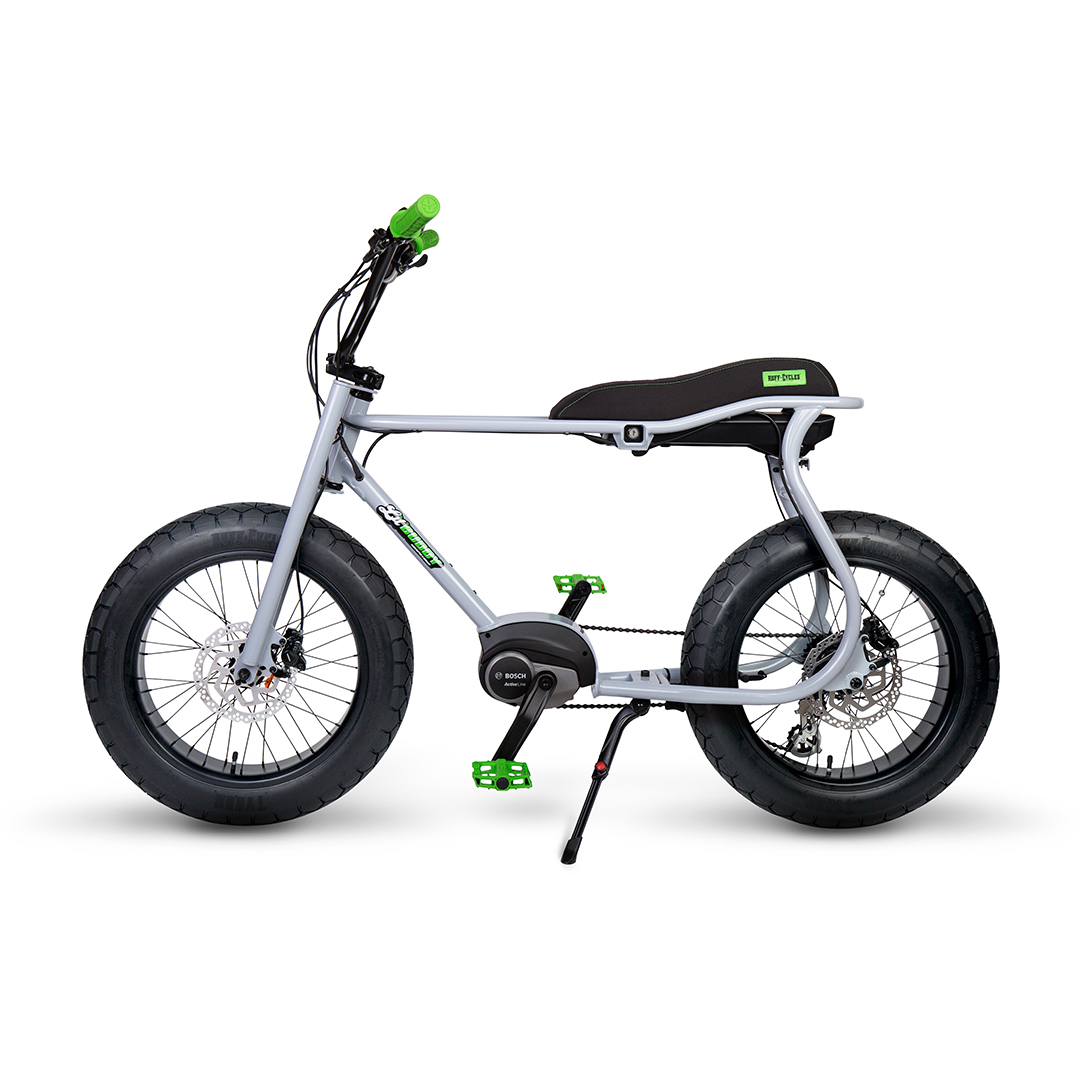 RUFF CYCLES LIL’BUDDY 2022 Grau Grün CX 500Wh Bosch Motor_1