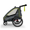 QERIDOO QUPA2 2023 | Lime | Kinderfahrradanhänger