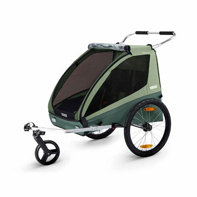 THULE Coaster XT | Grün | Kinderfahrradanhänger