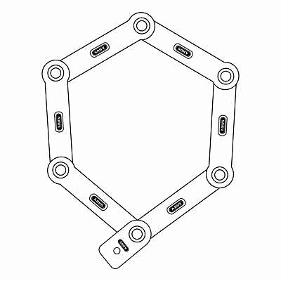 ABUS uGrip BORDO™ 5700K100 black SH Faltschloss 2