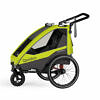 QERIDOO Sportrex1 | Lime Green | Limited Edition | Kinderfahrradanhänger | Kinderwagen