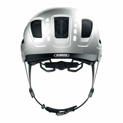 ABUS Hyban Fahrradhelm 2.0 LED | Signal Silver | L 2