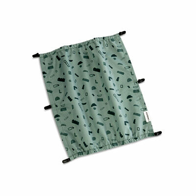 CROOZER Keeke/Vaaya/Kid/Kid Plus 2 Sonnenschutz Kraams 2022 | Green Patterned