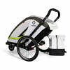HAMAX Breeze One 2022 Weiß Grün Kinderfahrradanhänger_1