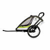 HAMAX Breeze One 2022 Weiß Grün Kinderfahrradanhänger_2
