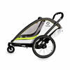 HAMAX Breeze One 2022 Weiß Grün Kinderfahrradanhänger_3