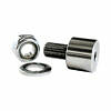 The Robert Axle Project Kupplungsadapter für Schnellspanner Universal für Fahrradanhänger Silber