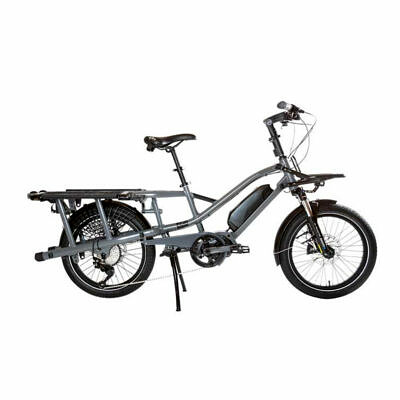 YUBA FastRack Electric E7000 Lastenrad Ebike Longtail Dunkelgrau_1