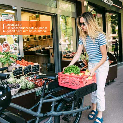 YUBA FastRack Electric E7000 Lastenrad Ebike Longtail Dunkelgrau_5