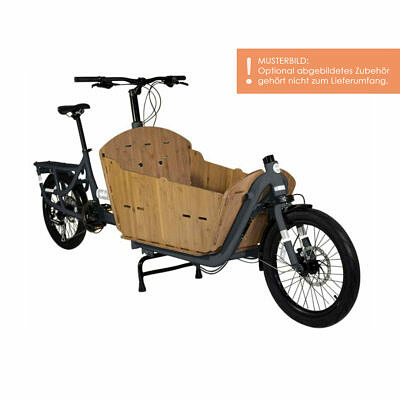 YUBA Supercargo Long John Lastenrad Grau 2022_3