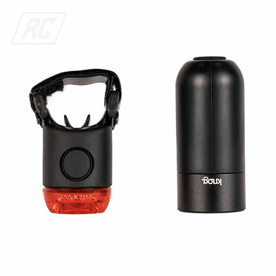 RUFF CYCLES Knog Plug Fahrradlampe 140 10 Lumen Schwarz