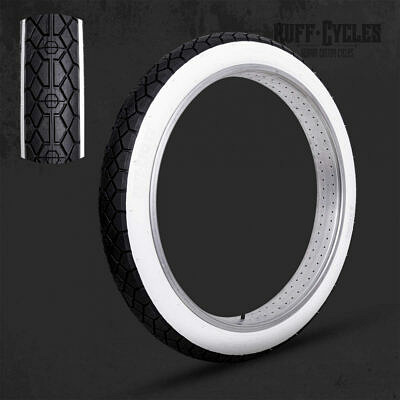 RUFF CYCLES Reifen Tyron The Ruffian 26x 3.0 Schwarz Weiß