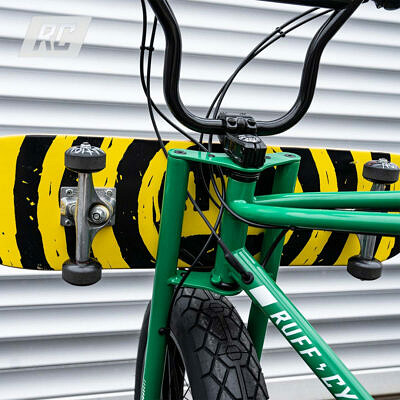 RUFF CYCLES Skateboard Halter Lil'Buddy und Lil'Missy Schwarz_3