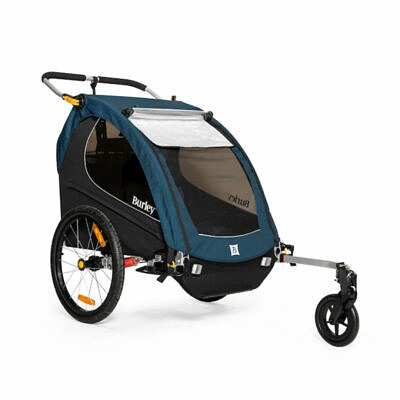 BURLEY Encore X 2023 | Pacific Blue/Black | Kinderfahrradanhänger